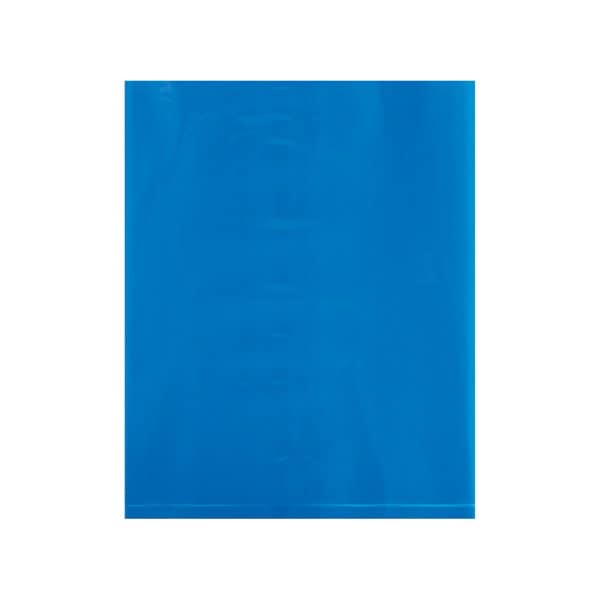 12 x 15'' - 2 Mil Blue Flat Poly Bags, 1000PK