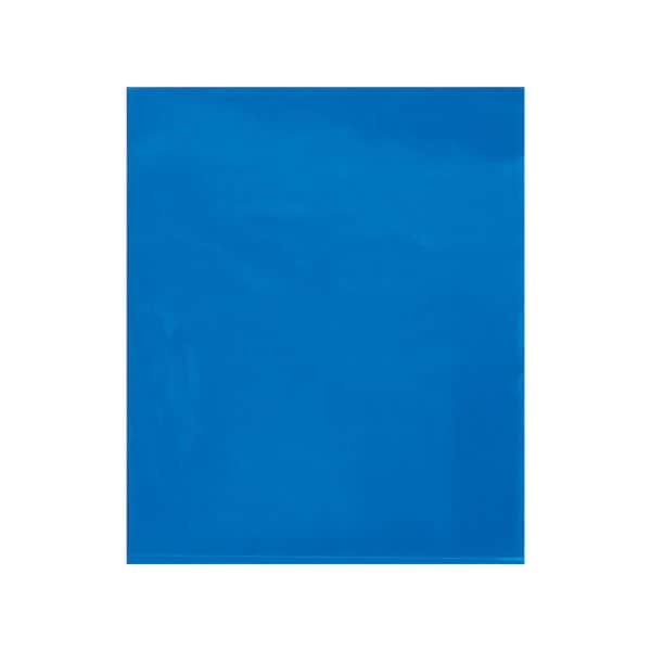 15 x 18'' - 2 Mil Blue Flat Poly Bags, 1000PK