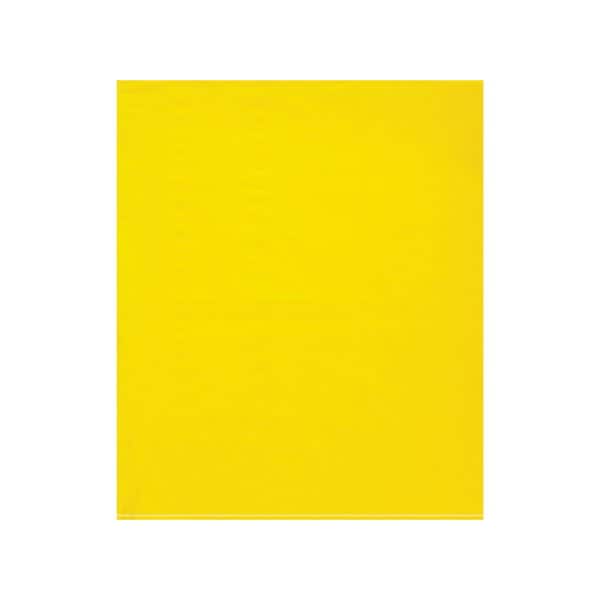 15 x 18'' - 2 Mil Yellow Flat Poly Bags, 1000PK