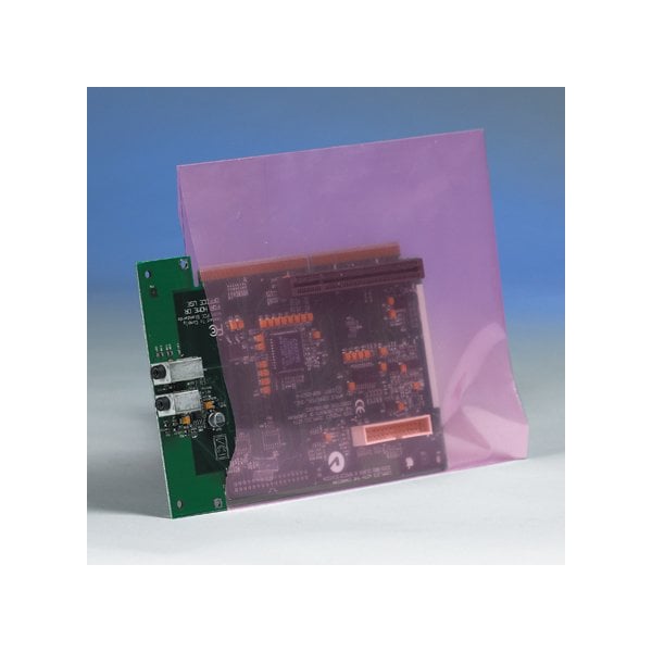 6 x 8'' - 2 Mil Anti-Static Flat Poly Bags, 1000PK