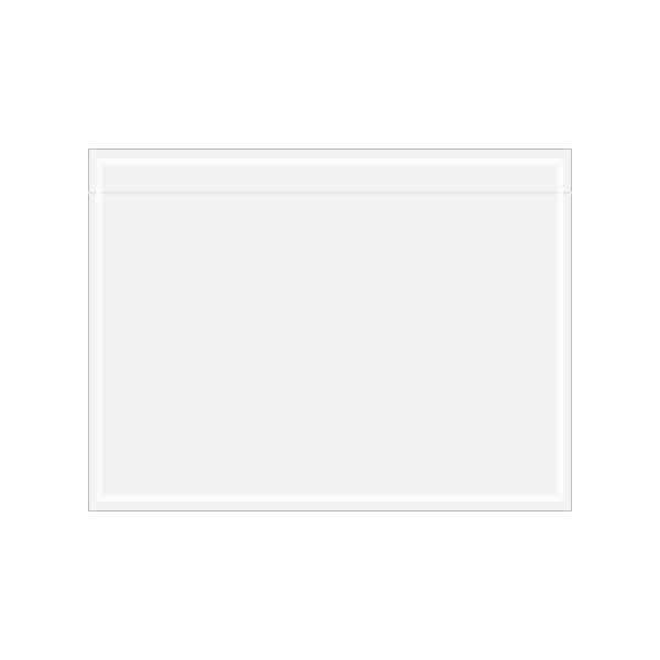 4 x 3'' ''Clear Face'' Document Envelopes, 1000PK