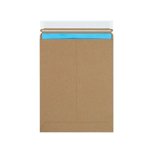 9 x 11-1/2'' Kraft Self-Seal Stayflats Plus Mailers, 100PK
