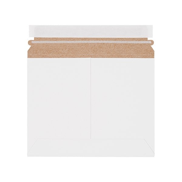 9 x 7'' White Stayflats Lite Mailers, 200PK