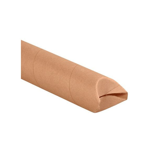 3 x 36'' Kraft Crimped End Tubes, 24PK
