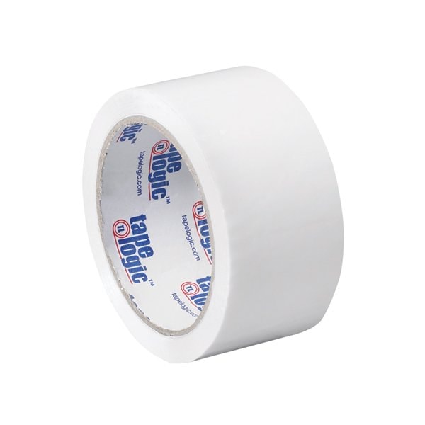 2'' x 55 yds. White Tape Logic Carton Sealing Tape, 6PK