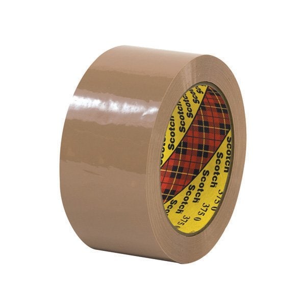 2'' x 55 yds. Tan 3M 375 Carton Sealing Tape, 36PK