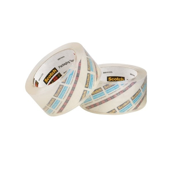 2'' x 55 yds. Crystal Clear 3M 3850 Tape, 12PK