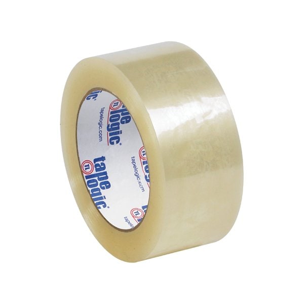 2'' x 110 yds. Clear Tape Logic #126 Quiet Carton Sealing Tape, 6PK