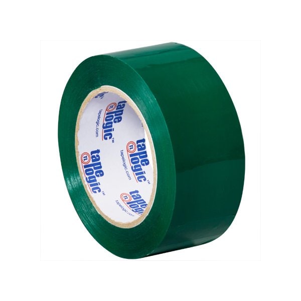 2'' x 110 yds. Green Tape Logic Carton Sealing Tape, 18PK