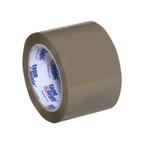 3'' x 55 yds. Tan Tape Logic #350 Industrial Tape, 24PK