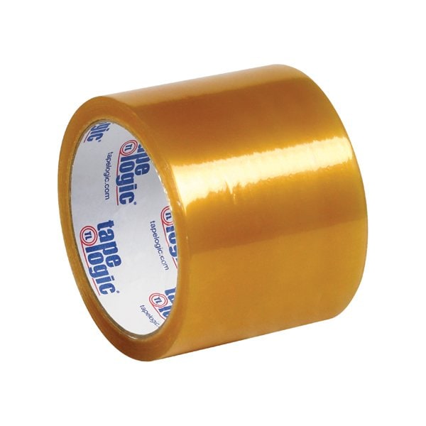 3'' x 110 yds. Clear Tape Logic #51 Natural Rubber Tape, 6PK