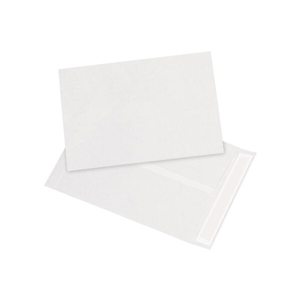 9-1/2 x 12-1/2'' White Flat Tyvek Envelopes, 100PK