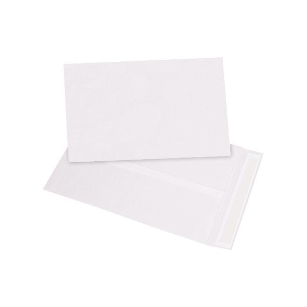 13 x 19'' White Flat Tyvek Envelopes, 100PK