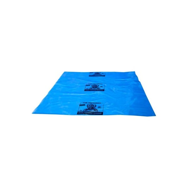 Armor Poly® EQ Defender® VCI Flat Bags, 36"W x 48"L, 4 Mil, Blue, 150/Pack
