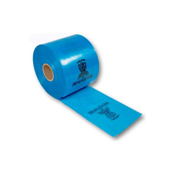 Armor PolyVCI Tubing, 5"W x 1500'L, 4 Mil, Blue, 1 Roll