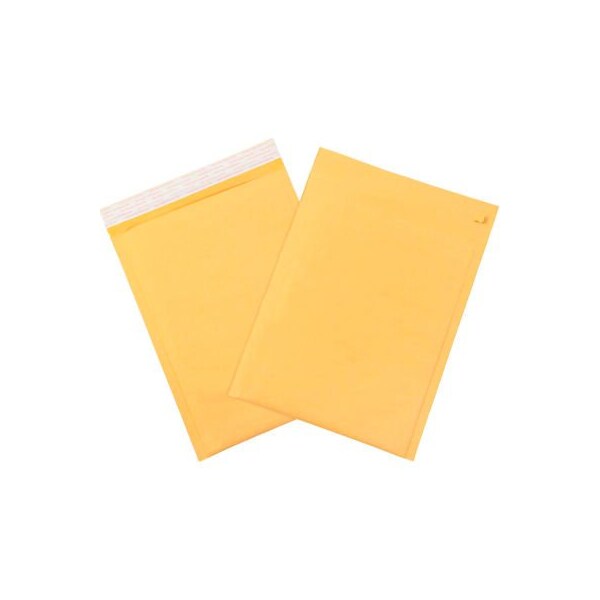 Self Seal Bubble Mailers w/ Tear Strip, #3, 8-1/2"W x 14-1/2"L, Golden Kraft, 100/Pack