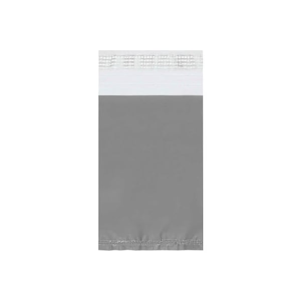 Clear View Poly Mailers, 5"W x 7"L, 2.5 Mil, White, 100/Pack