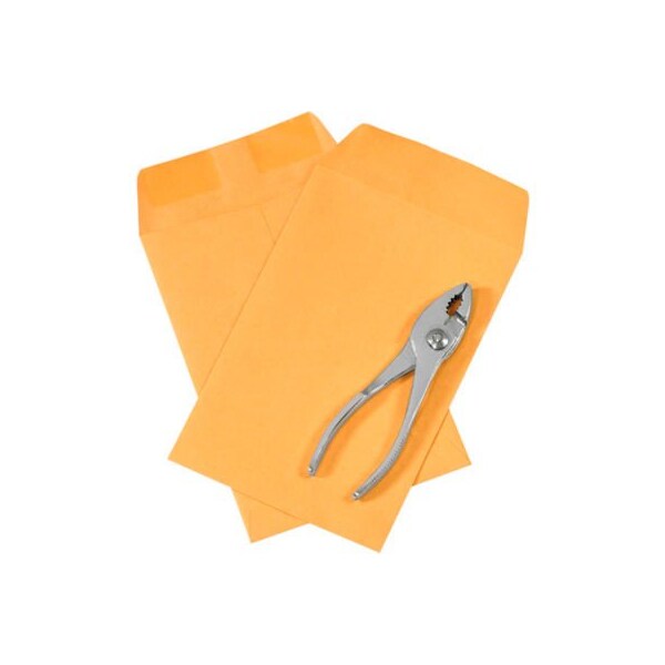 Gummed Catalog Envelopes, 9"W x 6"H, Kraft, 2500/Pack