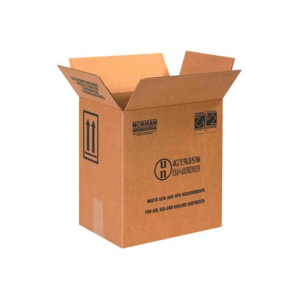Haz Mat Boxes For 1 Gal. F Style Paint Can, 11-3/8"L x 8-3/16"W x 12-3/8"H, Kraft, 20/Pack
