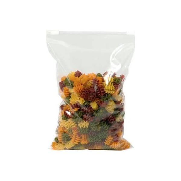 Reclosable Slider Zip Poly Bags 20W x 20L 3 Mil 100/Pack
