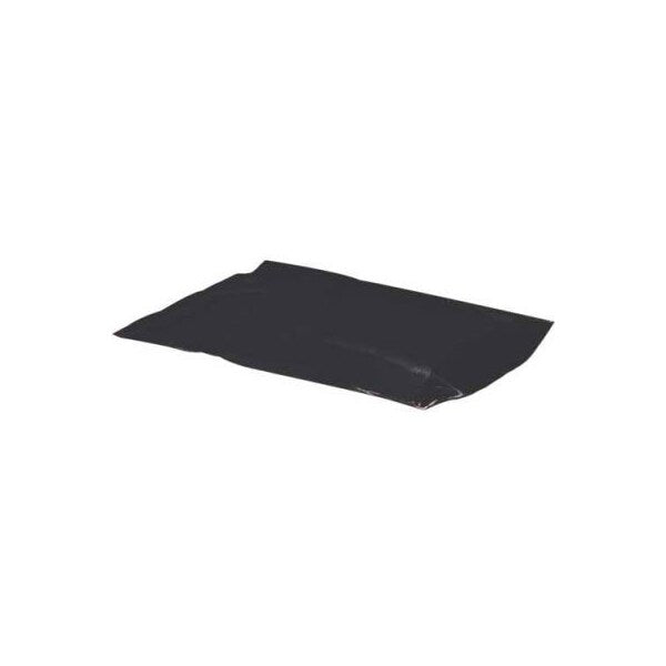 Flat Poly Bags 15W x 18L 2 Mil Black 1000/Pack