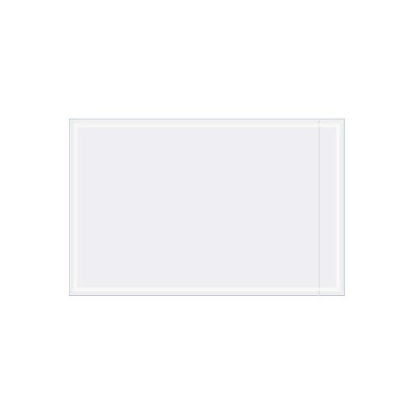 Document Envelopes, 14"L x 9"W, Clear, 500/Pack