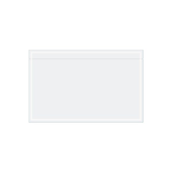 Document Envelopes, 6"L x 9-1/2"W, Clear, 1000/Pack