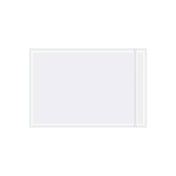 Resealable Document Envelopes, 6"L x 4"W, Clear, 1000/Pack
