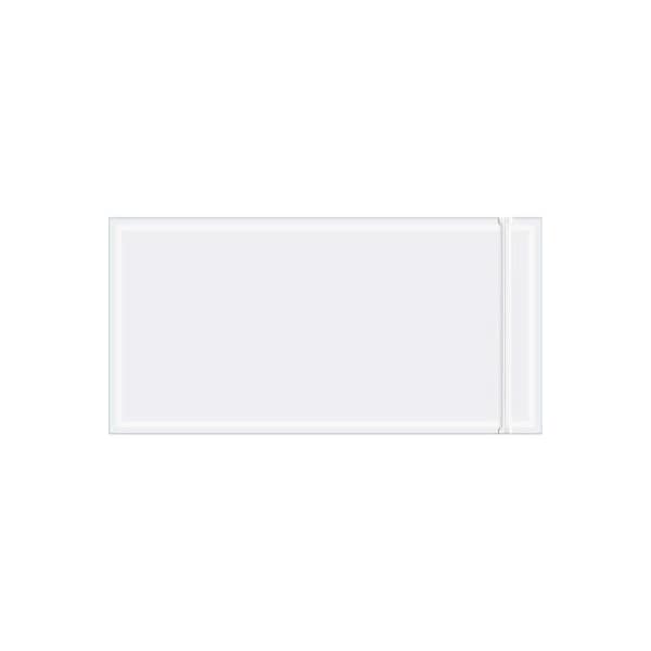 Resealable Document Envelopes, 10"L x 5"W, Clear, 1000/Pack