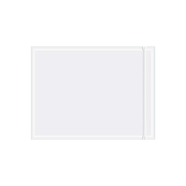 Resealable Document Envelopes, 12"L x 9"W, Clear, 500/Pack