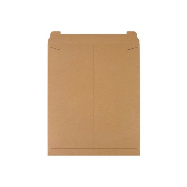 Stayflats® Tab Lock Mailers, 22"W x 27"L, Kraft, 50/Pack