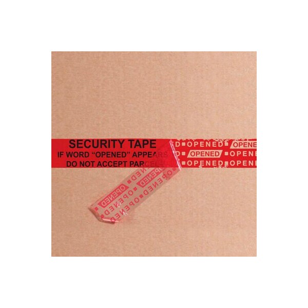 Tape Logic® Secure Tape 3" x 60 Yds. 2.5 Mil Red - 1 Pack