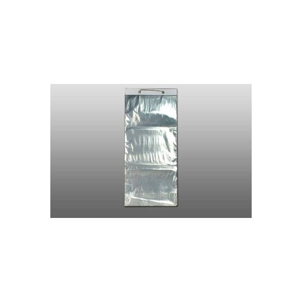Gusseted Poly Bags, 11"W x 4"D x 14"L, 1 Mil, 1000/Pack