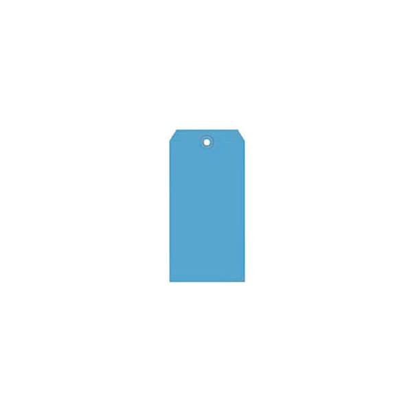 Shipping Tags, #8, 6-1/4"L x 3-1/8"W, Dark Blue, 1000/Pack