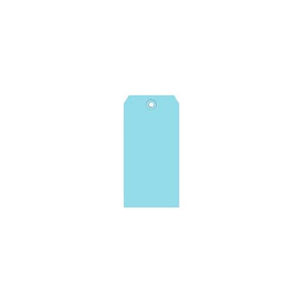 Shipping Tag #6 5-1/4L x 2-5/8W Light Blue 1000/Pack