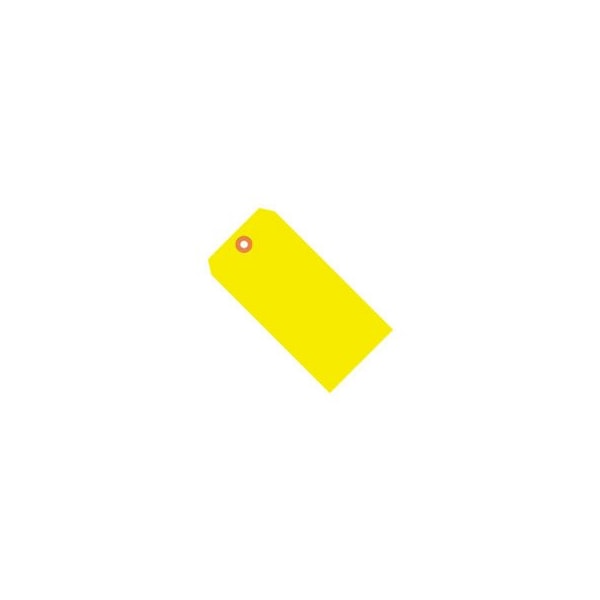 Shipping Tag #7 5-3/4L x 2-7/8W Fluorescent Yellow 1000/Pack