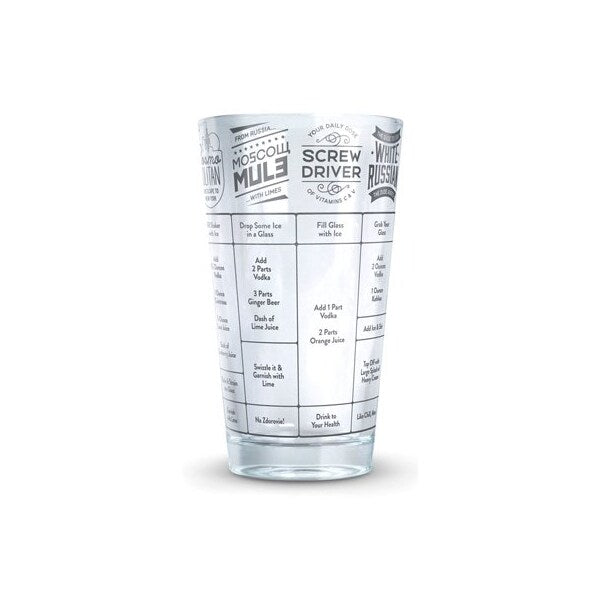 16OZ Vodka Recipe Glass