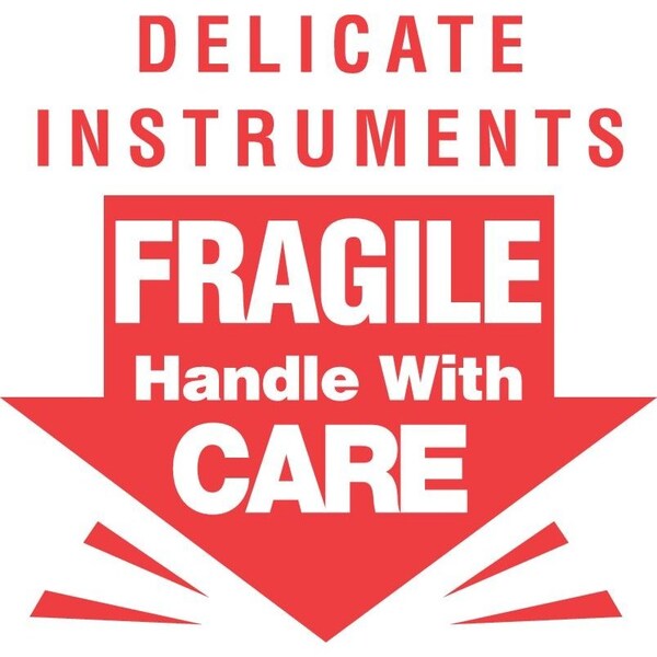 Label, DL1080, DELICATE INSTRUMENTS, 3" X 3"