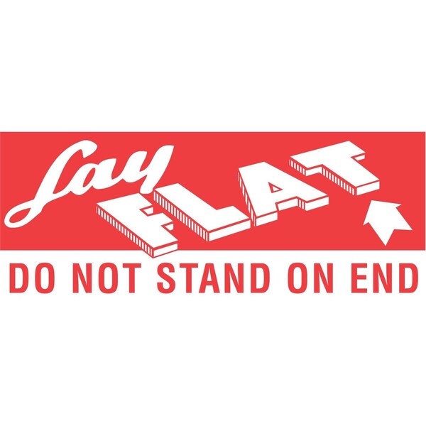 Label, DL1420, LAY FLAT, 2" X 5"