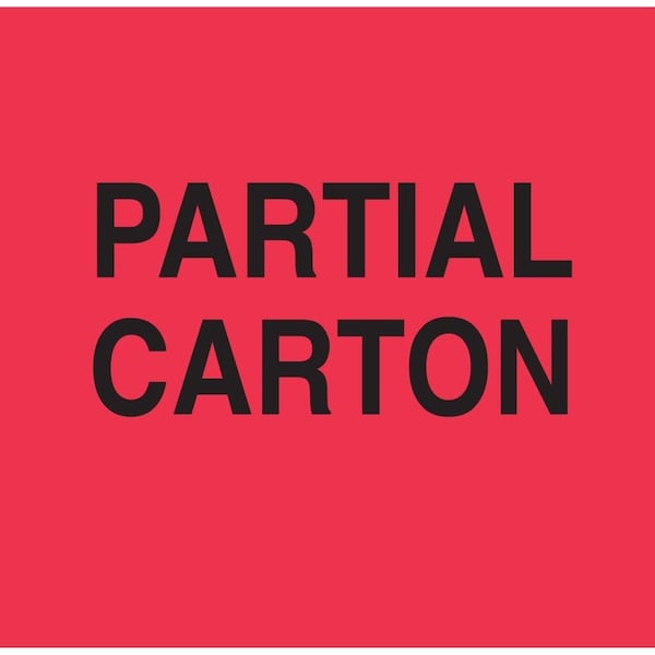 Label, DL1760, PARTIAL CARTON, 3" X 4"