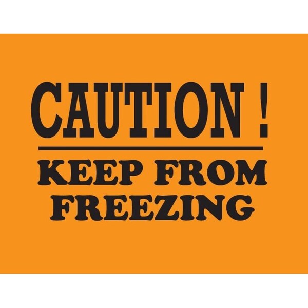 Label, DL1811, CAUTION KEEP FROM FREEZING, 3" X 4"