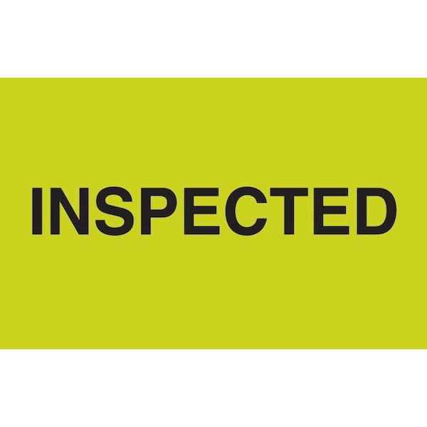 Label, DL3213, INSPECTED, 1-3/8" X 2"