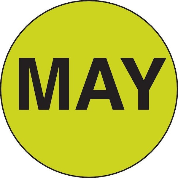 Label, DL6783, MONTHS OF YEAR - MAY, 2"