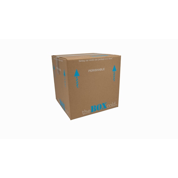 Insulated Cold Shipping Box with Foam Cooler 16.375inx 16.375in x 16in Inside Dimensions