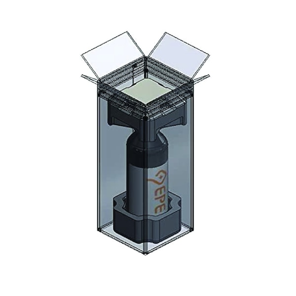 Universal Wine Shipping Box, Single Bottle