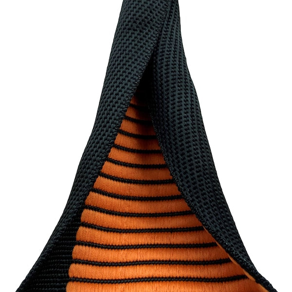 25mm Double Layer BLACK Self Closing Wrap, 100ft