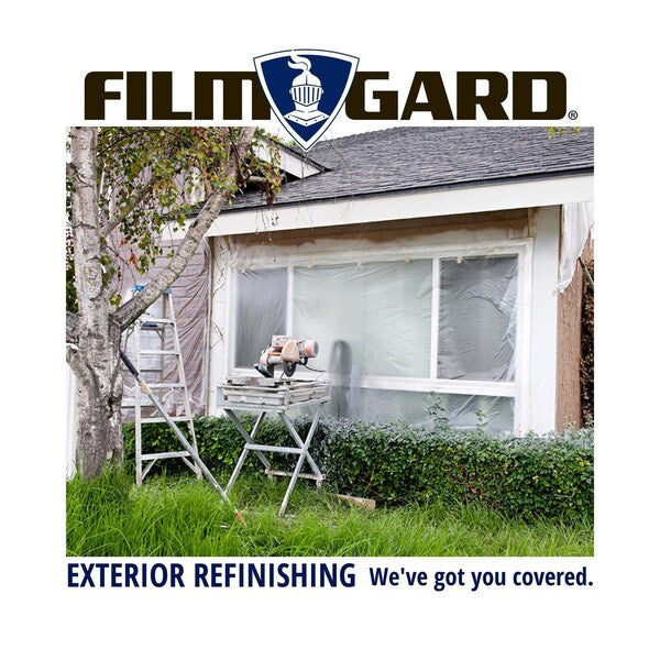 Film-Gard Plastic Sheeting 4 mil X 10 ft. W X 25 ft. L Polyethylene Clear 1 pk