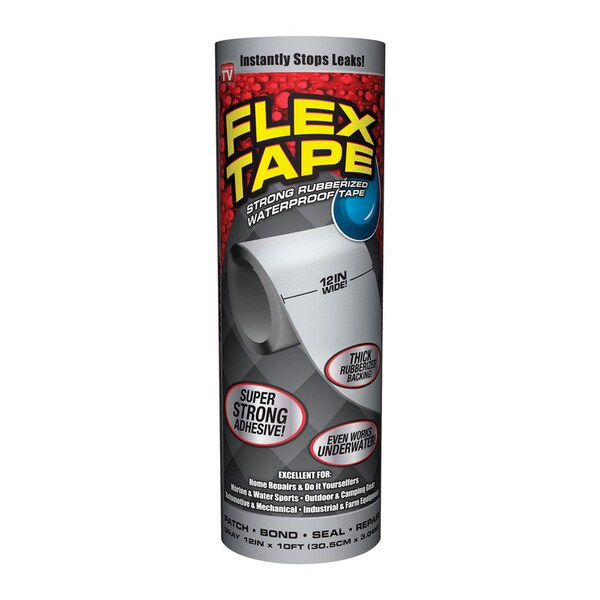 FLEX TAPE GRAY 12""X10'