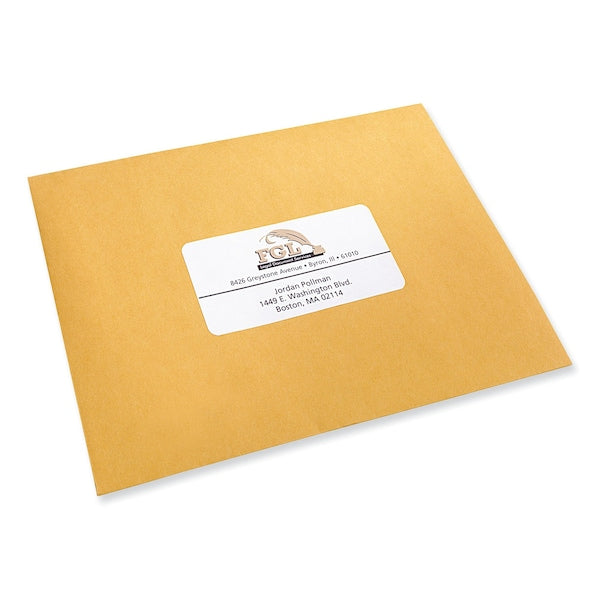 Labels, Laser Printers, 2 x 4, White, PK1000