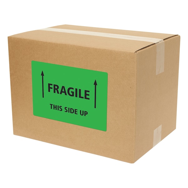 5-1/2" x 8-1/2" Neon Shipping Labels, Pk100